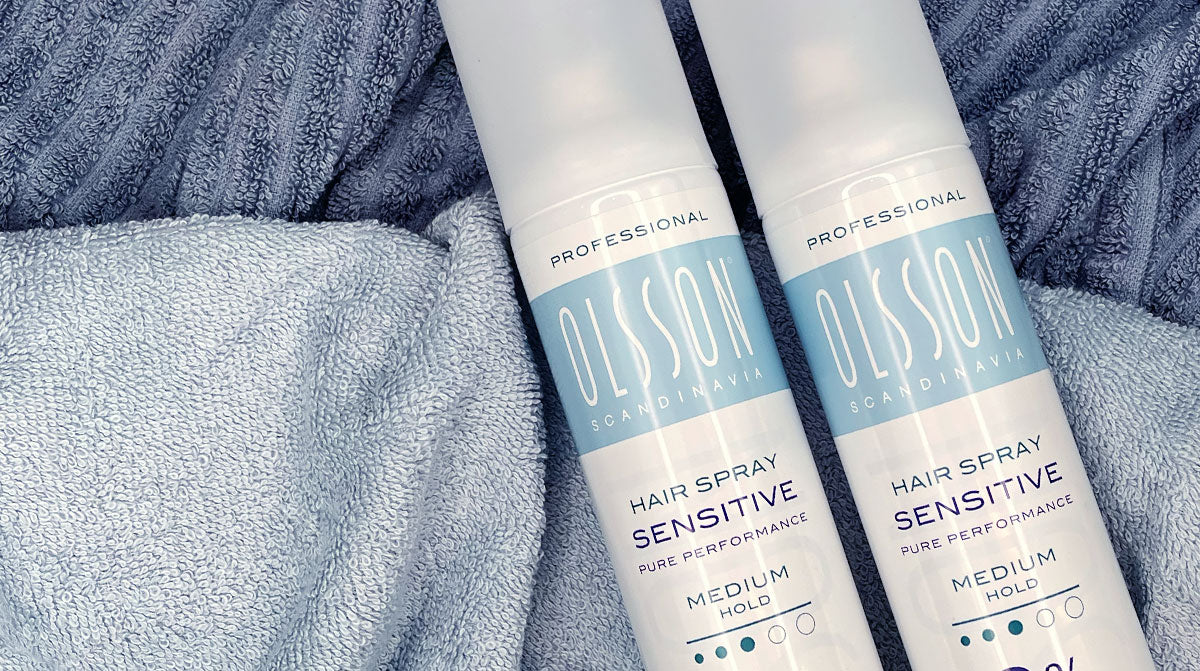 Allergy friendly styling fragrance free hairspray for those with sen