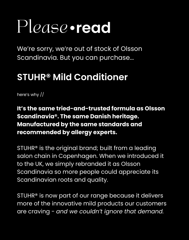 Sensitive Conditioner