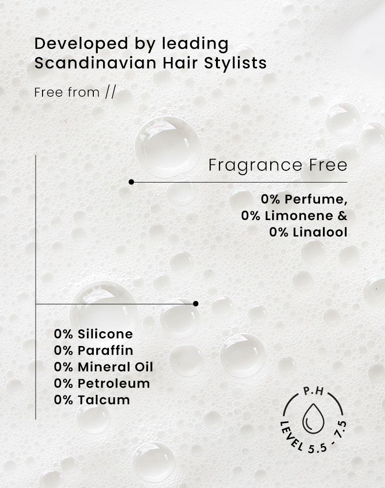 Olsson Scandinavia Sensitive Hair Mousse Spray Formula