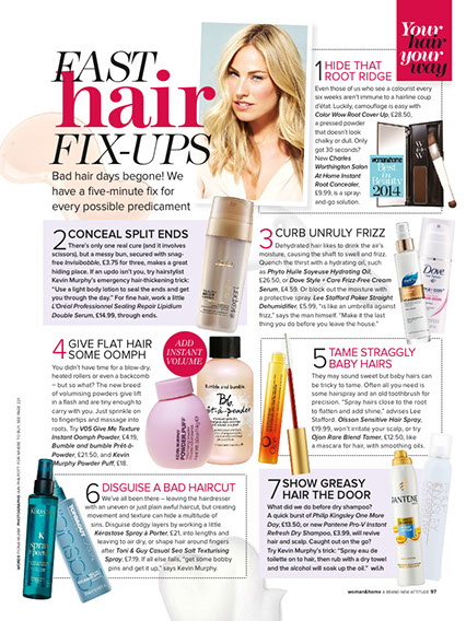 Featured in Woman & Home