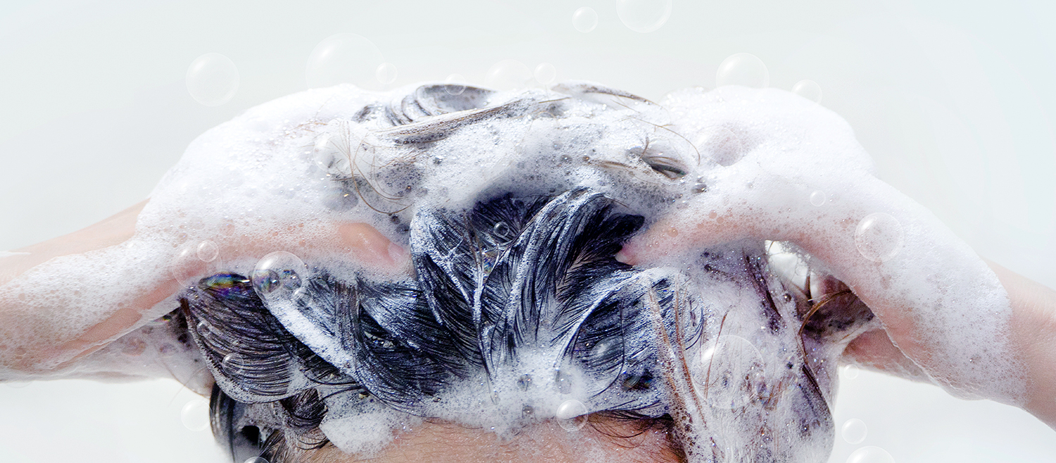 SLS free Shampoo - Lather in Hair